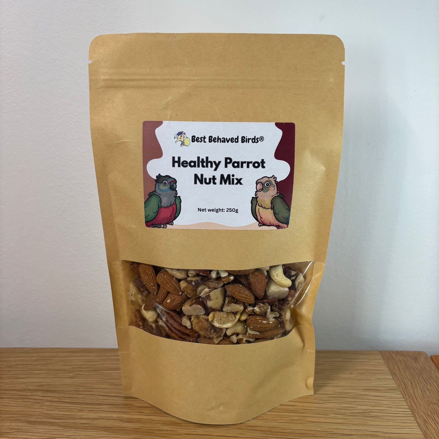Healthy Parrot Nut Mix 250g - Best Behaved Birds